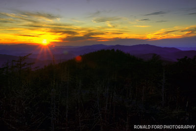 Clingmans Dome Sunset