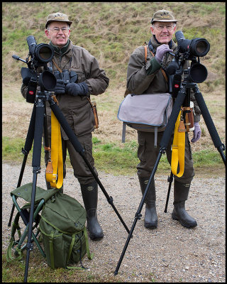 Danish birdwatchers in Århus (twins or just look alike???)