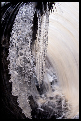 Inside a waterfall - Berg Sweden