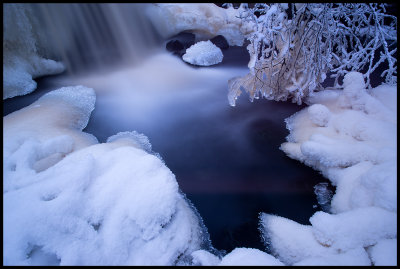 Small waterfall at Kvarndammen - Berg