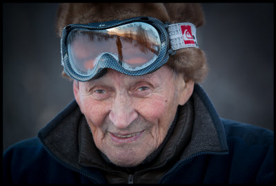 Henrik Sarri (born 1928) legendary founder of the tourist center in Nikkaluokta