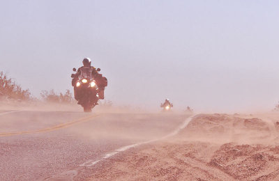Sandstorm on Badwater Road