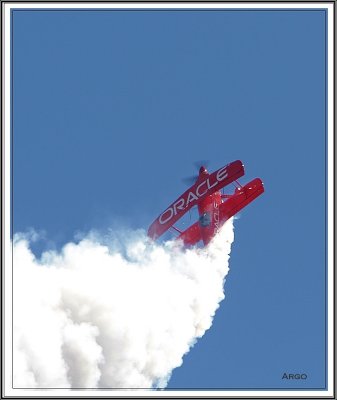 Team Oracle Stunt Plane