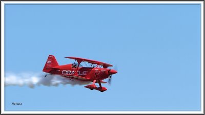 Team Oracle Stunt Plane