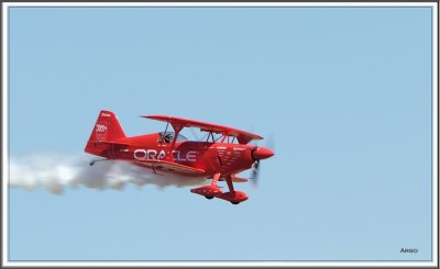 Team Oracle Stunt Plane