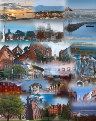 Burlington Vermont collage