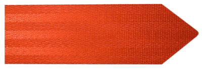 Shaped seatbelt webbing cut with hot knife, shaped hot knife