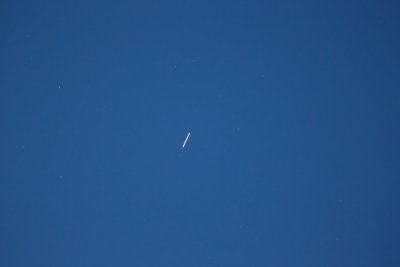 ISS flyover California