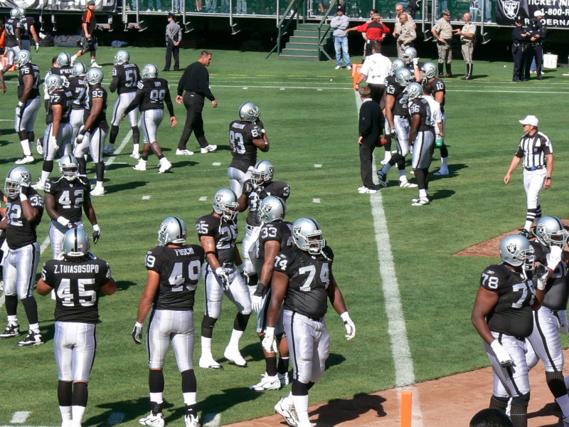 49ers at Raiders