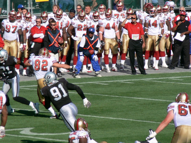 49ers at Raiders