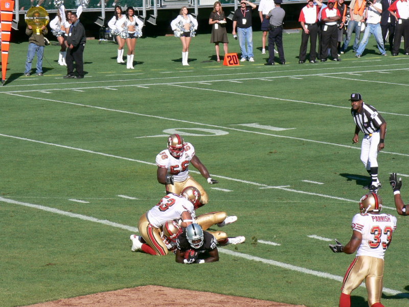 49ers at Raiders