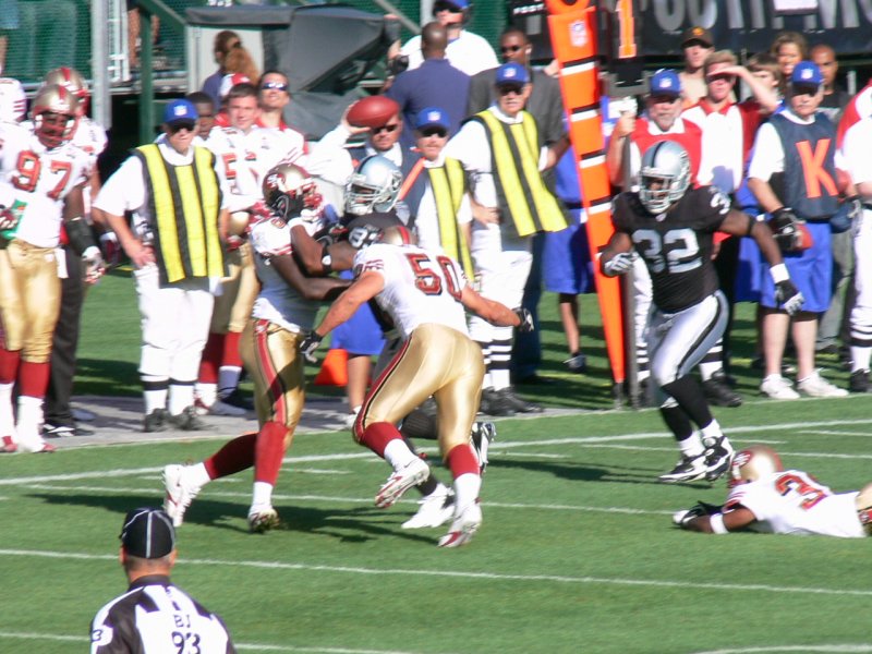 49ers at Raiders