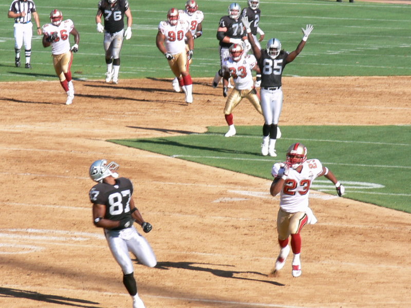 49ers at Raiders