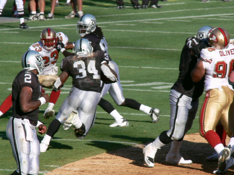 49ers at Raiders