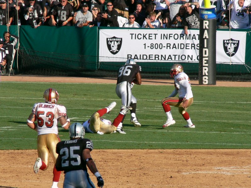 49ers at Raiders
