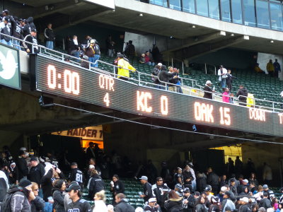 Chiefs at Raiders - 12/16/12