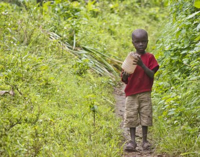 Took a 3, 4 hour solo, unguided hike through some villages. Scared the SHIT out of this kid on a water run