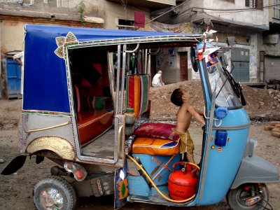 The youngest rickshaw-walla in Peshawar