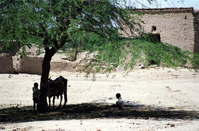 Village outside the fort