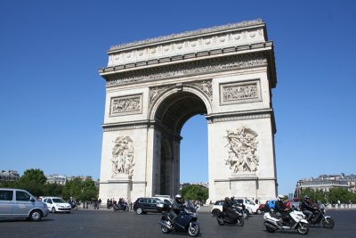 Arc de Triomphe and Champs-lyses