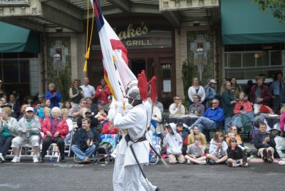 Flag Bearers Marching