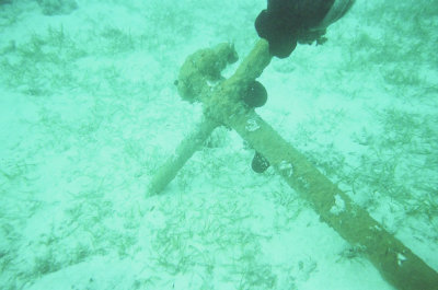 Shipwreck anchor