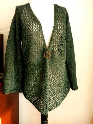 #206 Green wool blend cardigan