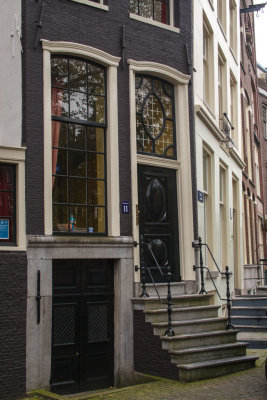 Typical entrance of Amsterdam