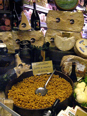 Bologna deli: Tortellini made by hand .. 5357