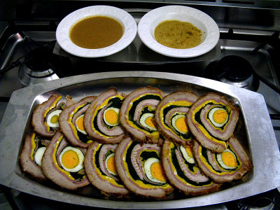 Roasted rolled veal .. 5391