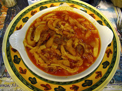 Trippa alla fiorentina ( tripe stewed with  tomatoes ) .. 5803.jpg