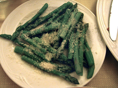 Steamed asparagus ..6458