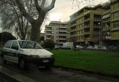 Arriverderci Roma, scene from the taxi .. 3823