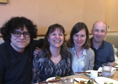 Camillo, K, Ann, Michael - Birthday supper