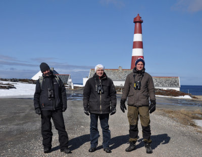 Kristoffer, Marinko and Andre out for a walk