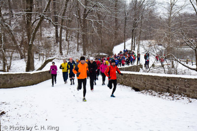 Winter Run Through Tyler Park