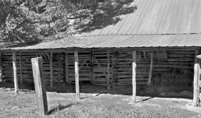Old Stable in B&W