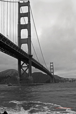 Golden Gate in B&W