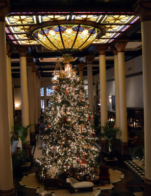 Christmas Tree at the Driskill Hotel