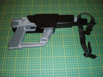 Visiteur  extra terreste étuis fusil laser  /Alien visitor laser gun holster 