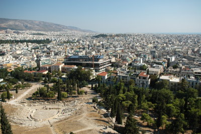 View of Athens from the Acropolis