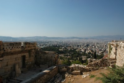 View of Athens from the Acropolis