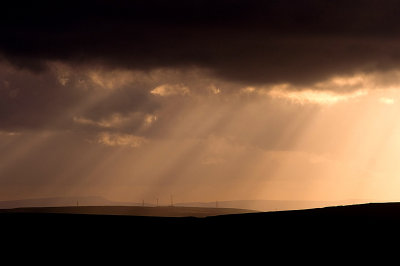 stormy moorland