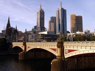 Melbourne from Southbank