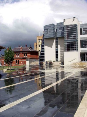 Reflecting a Passing Shower