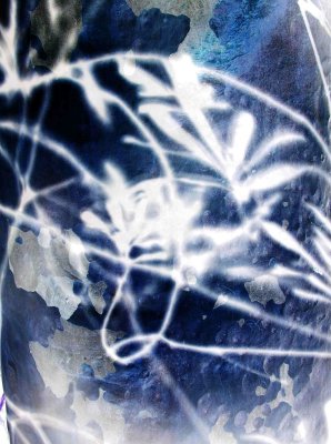 Pattern On Blue