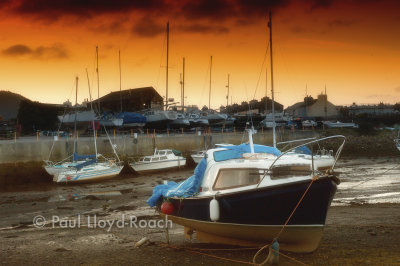 Inner harbour, Ramsey, at low tide