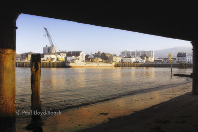 Afternoon glow, Ramsey harbour at low tide