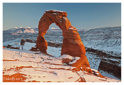 Delicate Arch Sunset  - Arches National Park Utah
