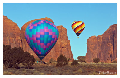 Monument Valley Balloon Event 2013